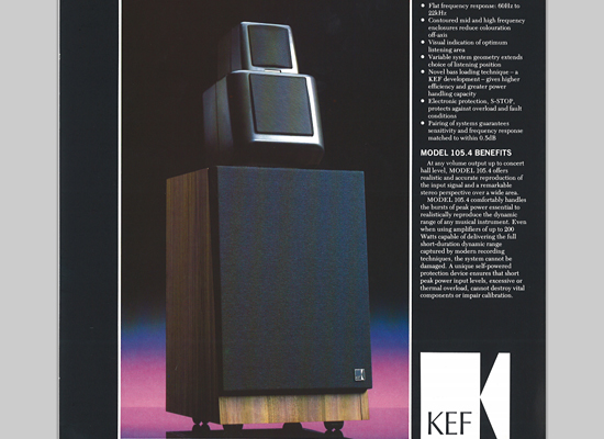 KEF Model 105.4 ケフ スピーカー