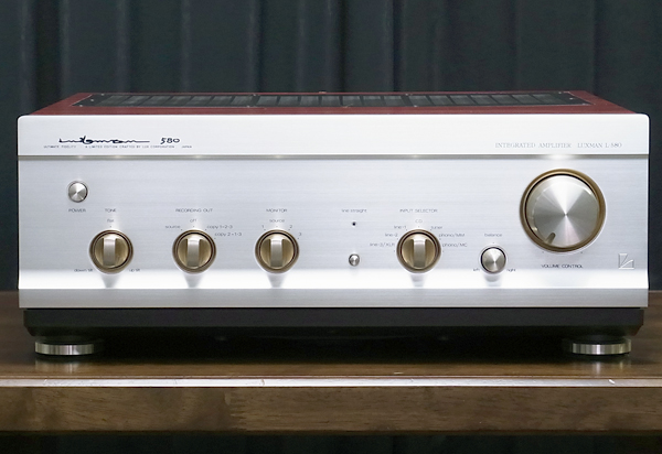 LUXMAN L-580 ラックスマンプリメインアンプ写真