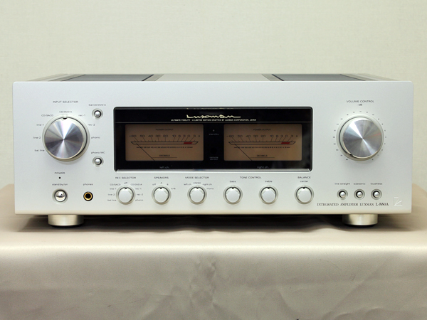 LUXMAN L-550A ラックスマンアンプ写真