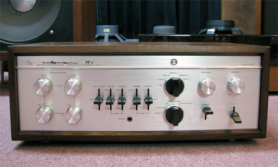 LUXMAN CL35MKII 管球式コントロールアンプ写真